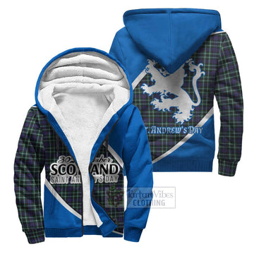 Allardice Family Crest Tartan Sherpa Hoodie Celebrate Saint Andrew's Day in Style Unisex S - Tartan Vibes Clothing