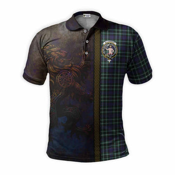 Allardice Tartan Family Crest Polo Shirt Alba Gu Brath Be Brave Lion Ancient Style