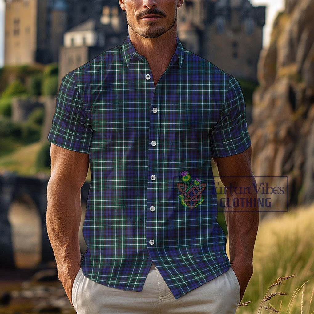 Allardice Tartan Cotton Hawaiian Shirt Kid - Tartan Vibes Clothing