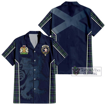 Allardice Tartan Hawaiian Shirt with Family Crest and Lion Rampant Vibes Sport Style Kid - Tartan Vibes Clothing