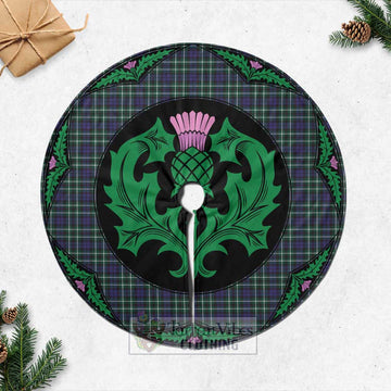 Allardice Tartan Christmas Tree Skirt Scottish Thistle Style Casual Tree Skirts - Tartan Vibes Clothing