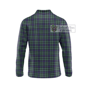 Allardice Tartan Long Sleeve Polo Shirt with Family Crest DNA In Me Style - Tartan Vibes Clothing