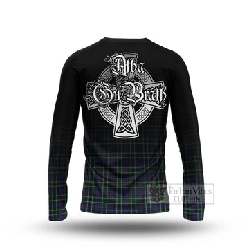 Allardice Tartan Long Sleeve T-Shirt Featuring Alba Gu Brath Family Crest Celtic Inspired - Tartan Vibes Clothing