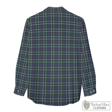 Tartan Vibes Clothing Allardice Tartan Womens Casual Shirt with Family Crest