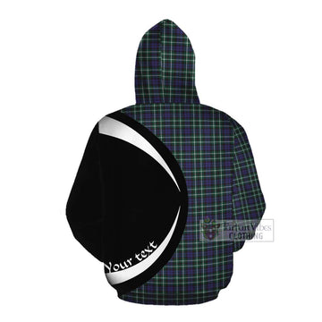 Allardice Tartan Cotton Hoodie with Family Crest Circle Style Pullover Hoodie - Tartan Vibes Clothing
