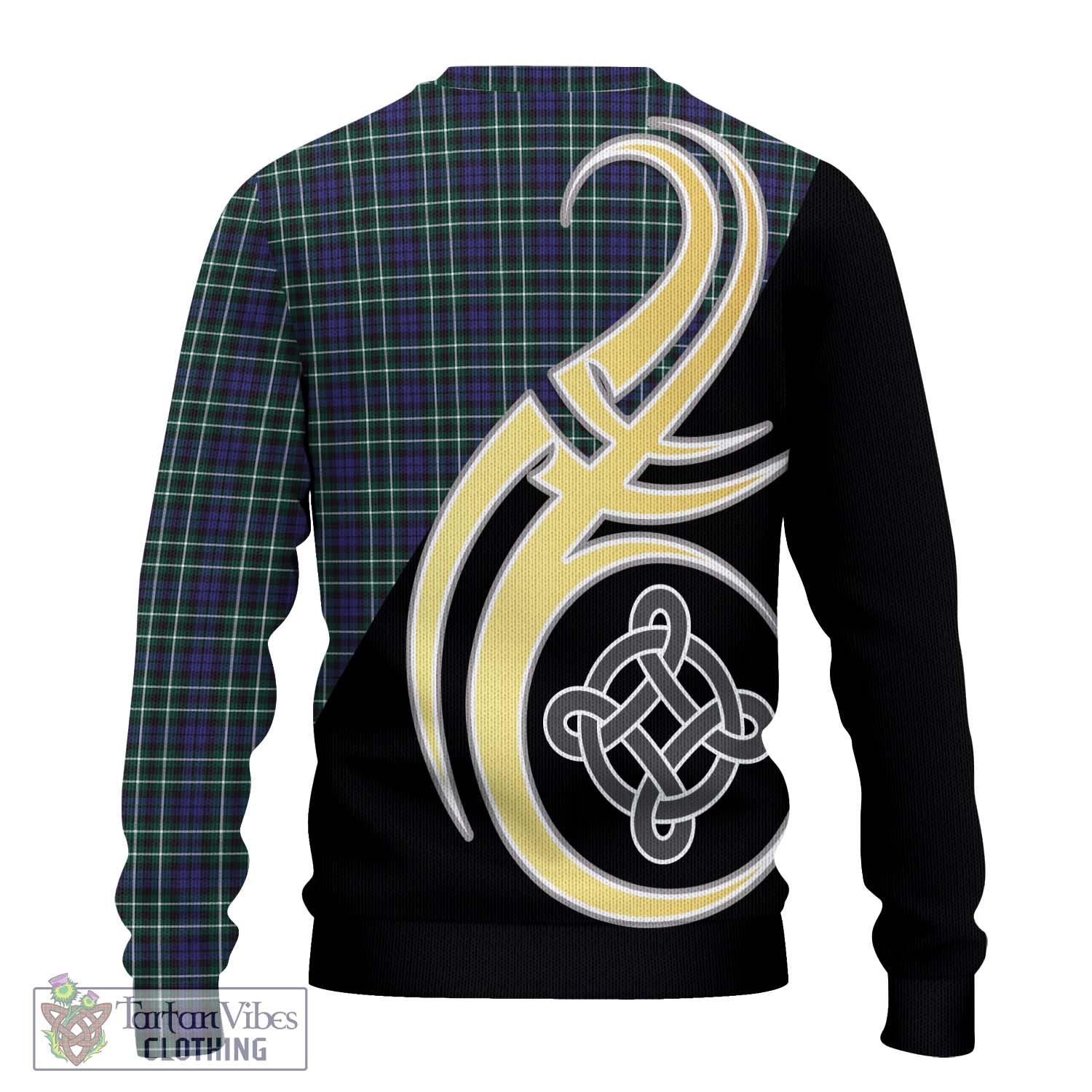 Allardice Tartan Ugly Sweater with Family Crest and Celtic Symbol Style - Tartan Vibes Clothing