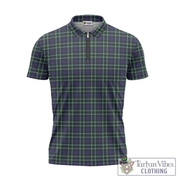 Allardice Tartan Zipper Polo Shirt - Tartan Vibes Clothing