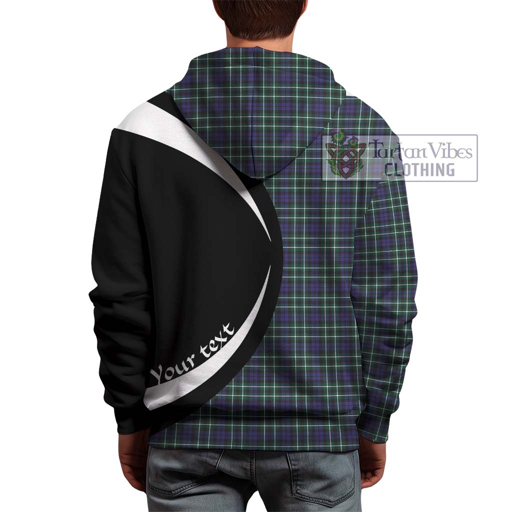 Allardice Tartan Hoodie with Family Crest Circle Style - Tartan Vibes Clothing