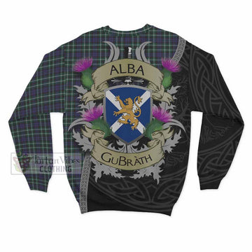 Allardice Tartan Family Crest Sweatshirt Lion Rampant Royal Thistle Shield Celtic Inspired - Tartan Vibes Clothing