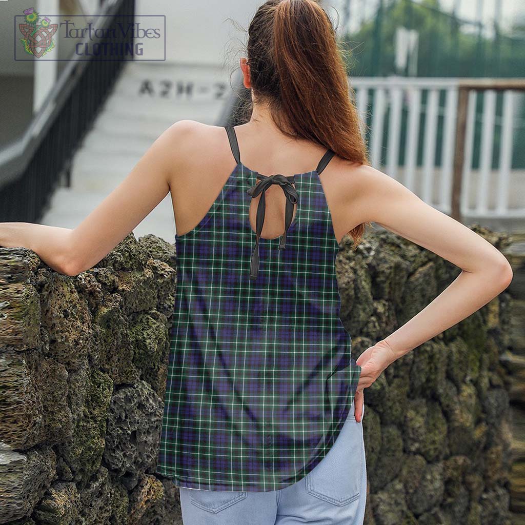 Tartan Vibes Clothing Allardice Tartan Loose Halter Neck Camisole