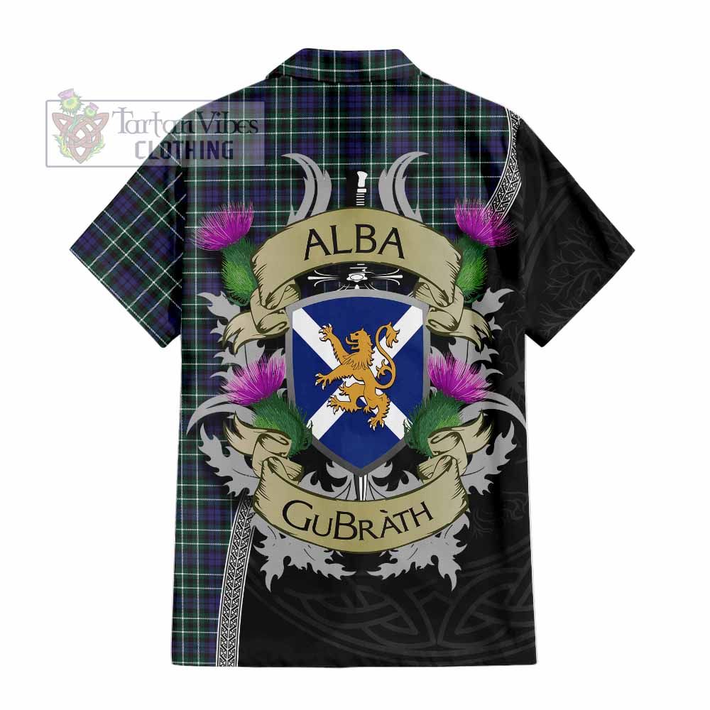 Allardice Tartan Family Crest Hawaiian Shirt Lion Rampant Royal Thistle Shield Celtic Inspired - Tartan Vibes Clothing