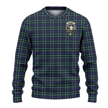 Allardice Tartan Knitted Sweater with Family Crest - Tartanvibesclothing