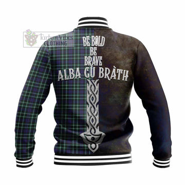 Allardice Tartan Family Crest Baseball Jacket Alba Gu Brath Be Brave Lion Ancient Style