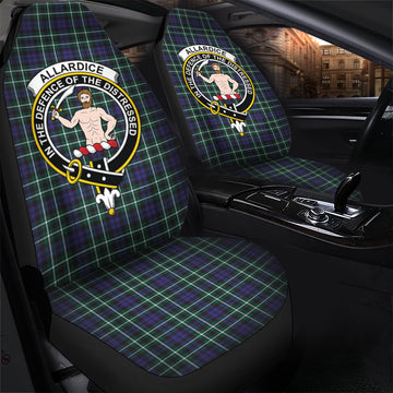 Allardice Tartan Car Seat Cover with Family Crest