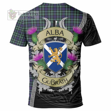 Allardice Tartan Family Crest T-Shirt Lion Rampant Royal Thistle Shield Celtic Inspired - Tartan Vibes Clothing