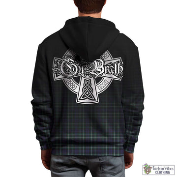 Allardice Tartan Hoodie Featuring Alba Gu Brath Family Crest Celtic Inspired