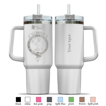 Allardice Engraved Family Crest Tumbler with Handle