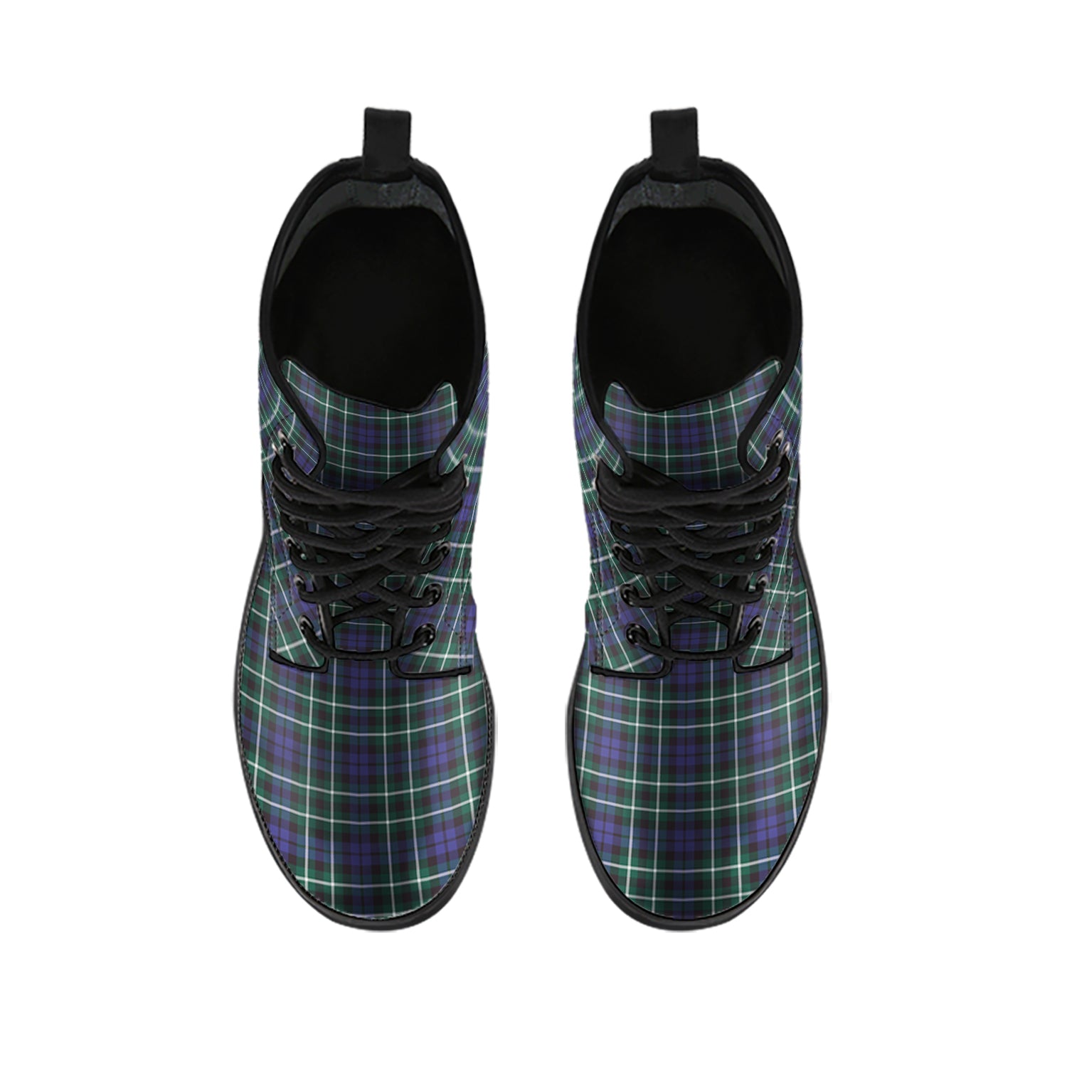 Allardice Tartan Leather Boots - Tartanvibesclothing