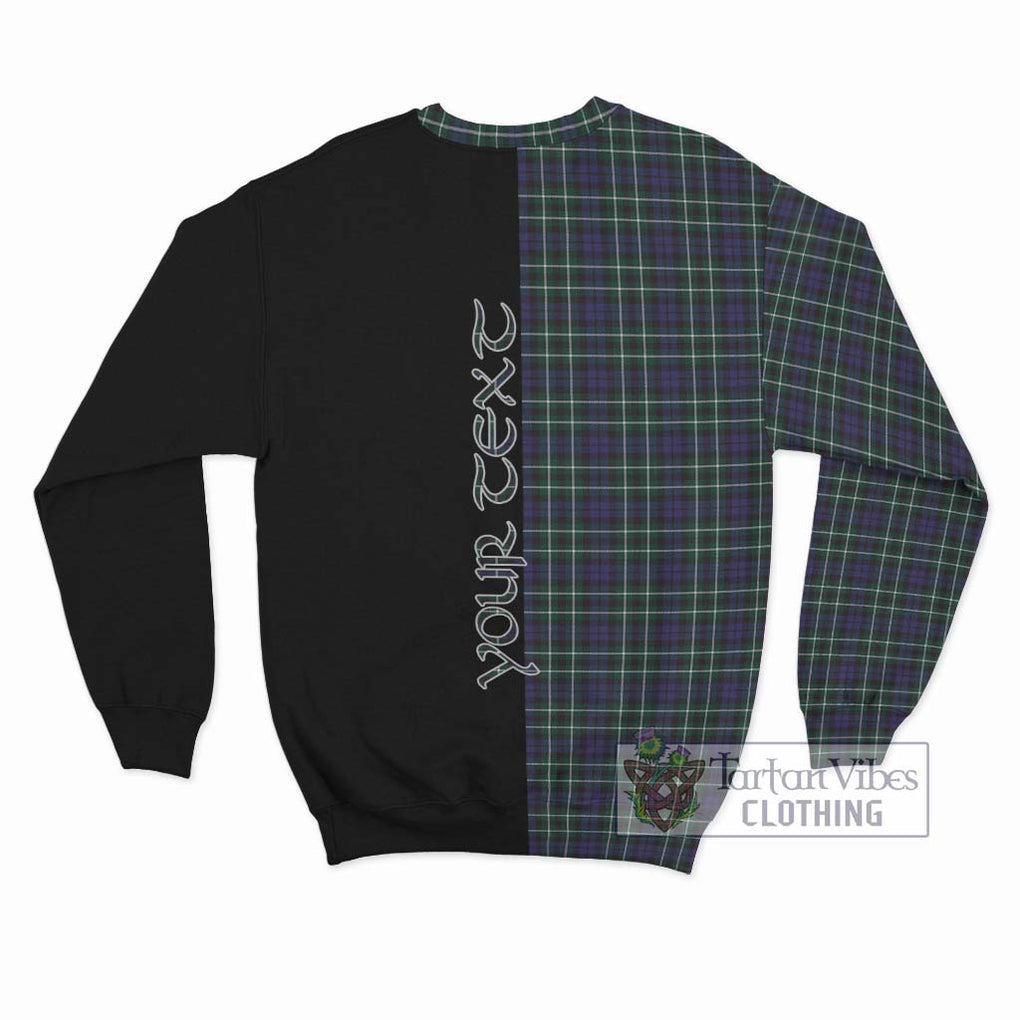 Allardice Tartan Sweatshirt with Family Crest and Half Of Me Style - Tartan Vibes Clothing