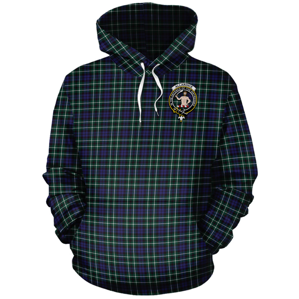 Allardice Tartan Hoodie with Family Crest - Tartanvibesclothing