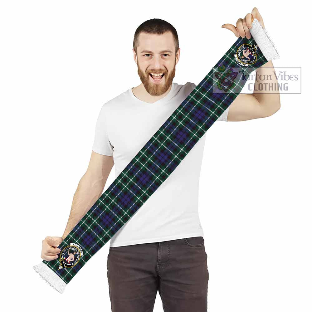 Tartan Vibes Clothing Allardice Tartan Ruffneck Scarf with Family Crest