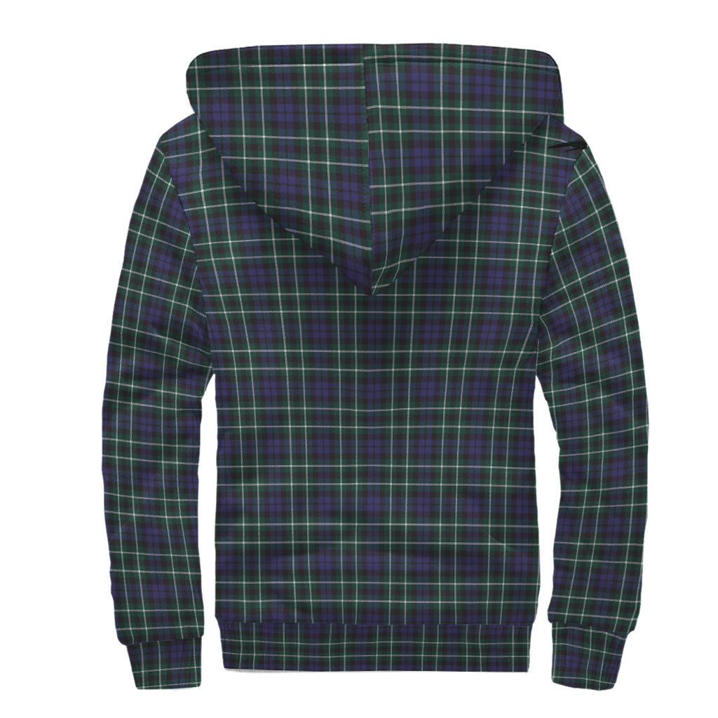 Allardice Tartan Sherpa Hoodie with Family Crest - Tartanvibesclothing