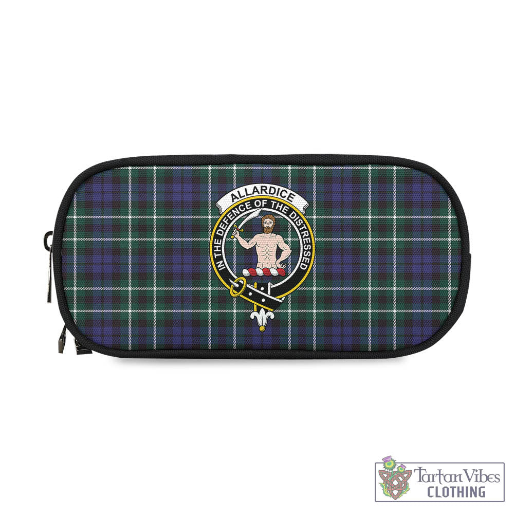 Tartan Vibes Clothing Allardice Tartan Pen and Pencil Case with Family Crest