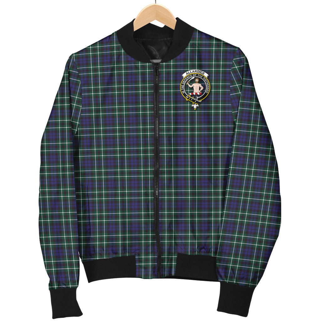 Allardice Tartan Bomber Jacket with Family Crest - Tartanvibesclothing