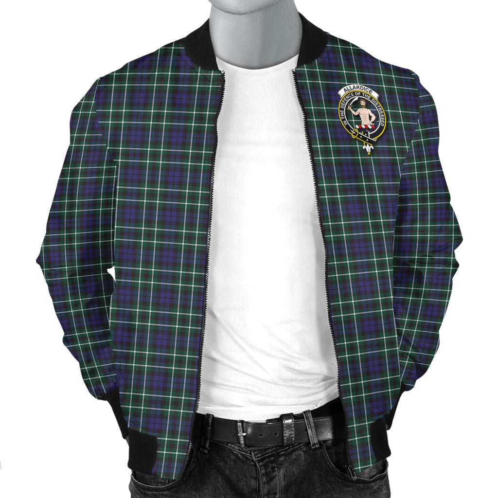 Allardice Tartan Bomber Jacket with Family Crest - Tartanvibesclothing