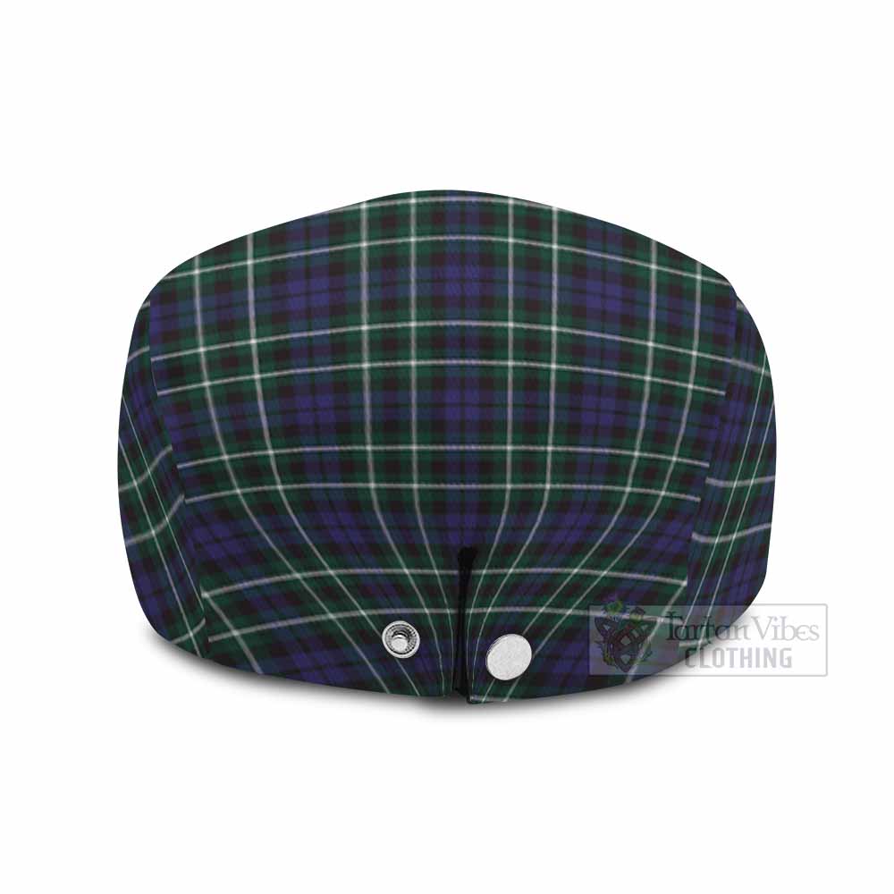 Allardice Family Crest Tartan Jeff Cap, Tartan Flat Cap