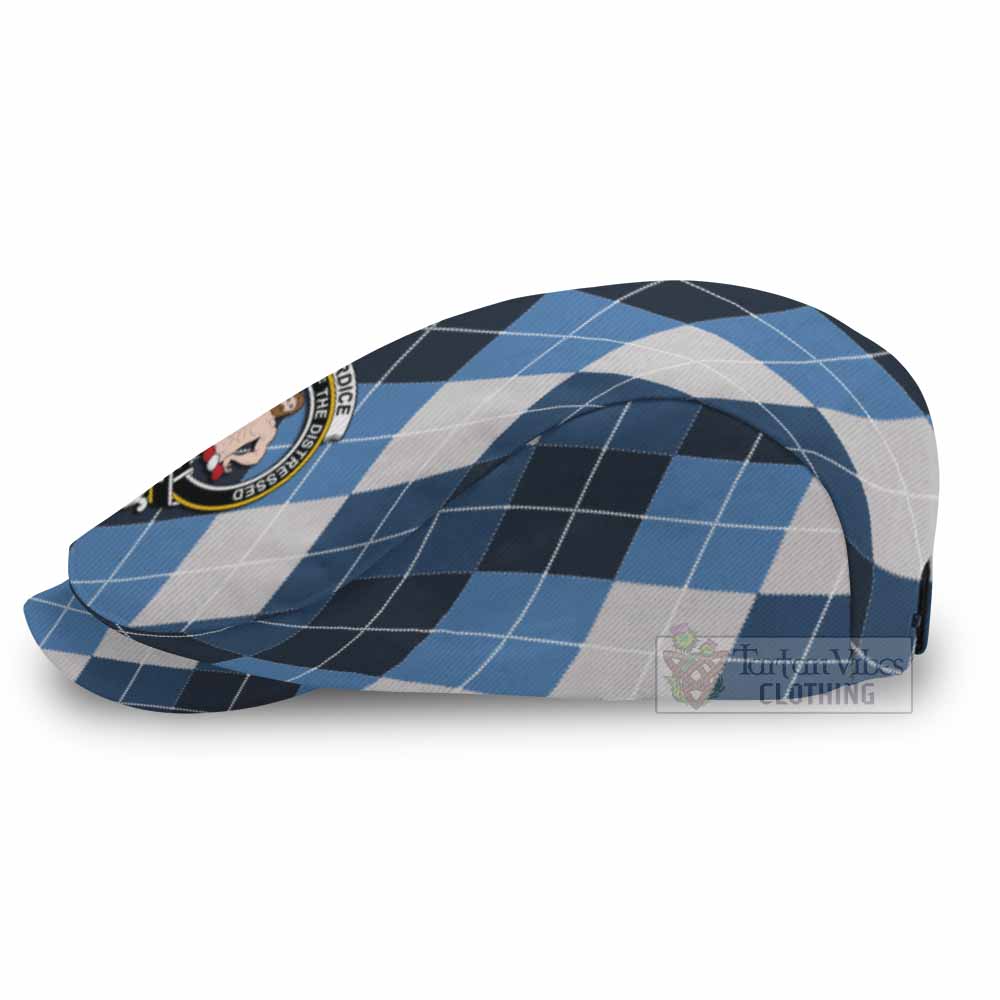 Allardice Scottish Family Crest Flat Cap, Jeff Cap Scotland National Argyle Classic Style - Tartan Vibes Clothing