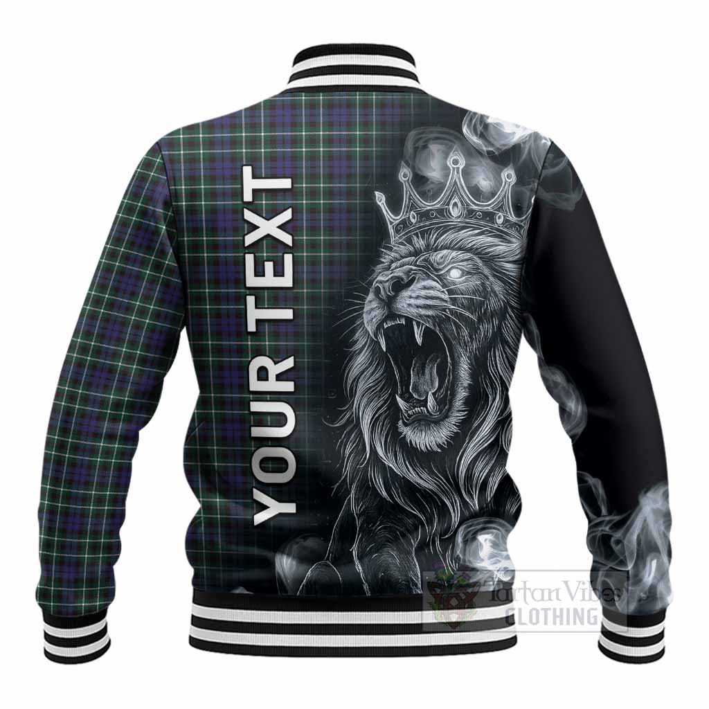 Allardice Tartan Baseball Jacket Roaring Lion Heritage