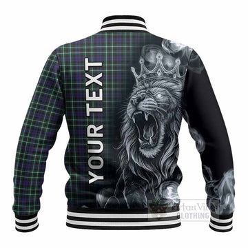 Allardice Tartan Baseball Jacket Roaring Lion Heritage