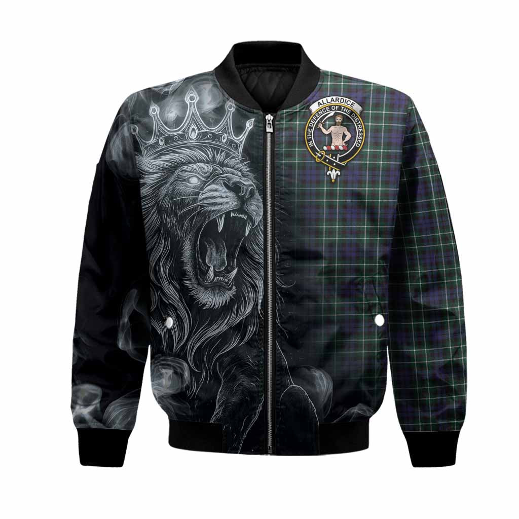 Allardice Tartan Bomber Jacket Roaring Lion Heritage