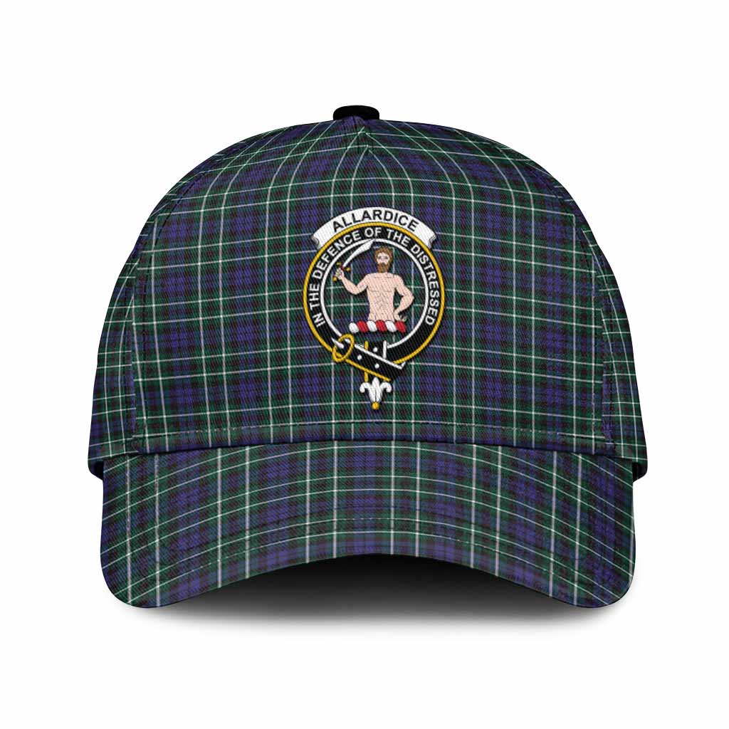Allardice Tartan Classic Cap with Family Crest