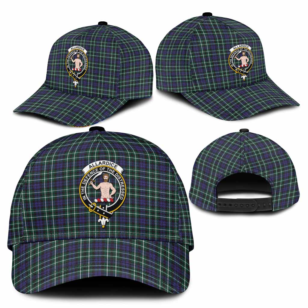 Allardice Tartan Classic Cap with Family Crest