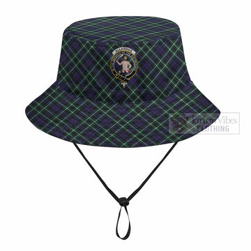 Allardice Tartan Fishing Hat with Family Crest