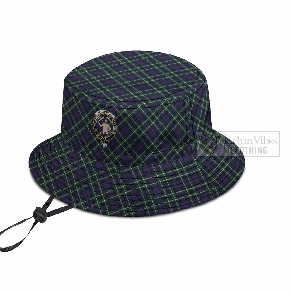 Allardice Tartan Fishing Hat with Family Crest