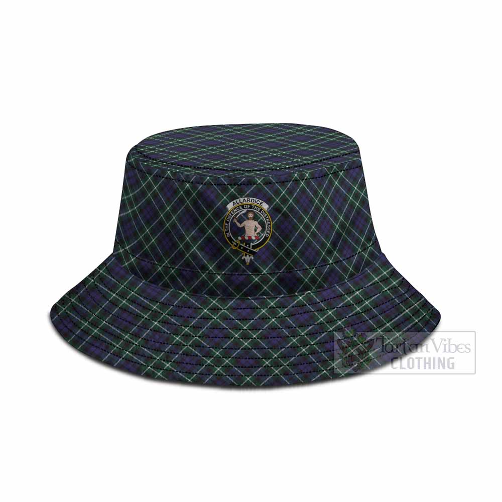 Allardice Tartan Fishing Hat with Family Crest