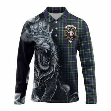 Allardice Tartan Long Sleeve Polo Shirt Roaring Lion Heritage