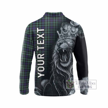 Allardice Tartan Long Sleeve Polo Shirt Roaring Lion Heritage