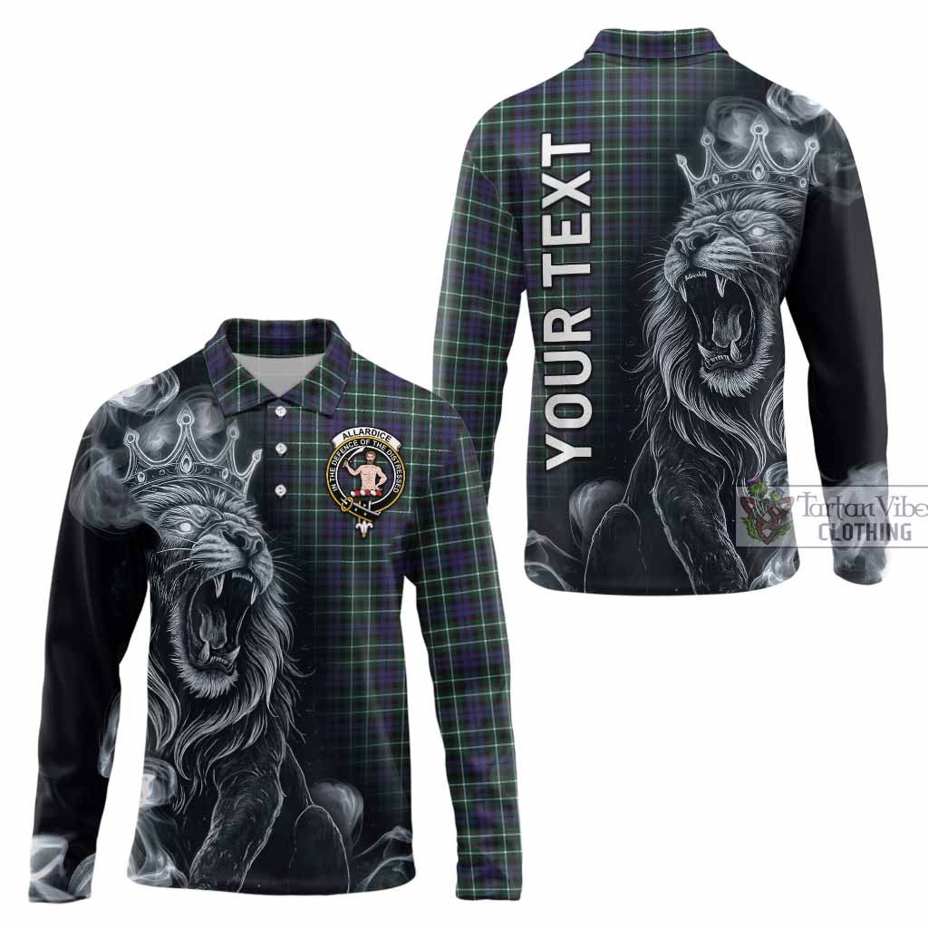 Allardice Tartan Long Sleeve Polo Shirt Roaring Lion Heritage