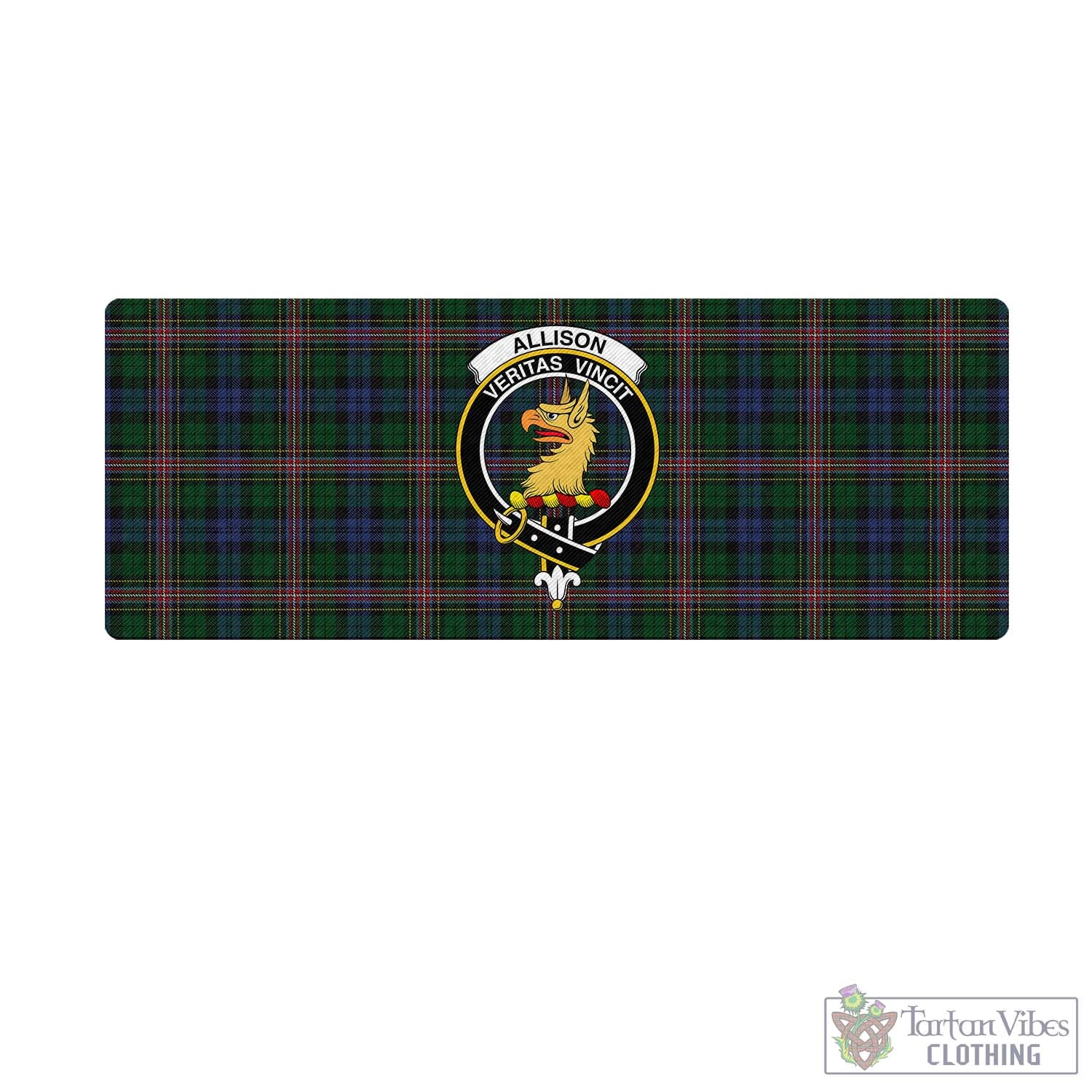 Tartan Vibes Clothing Allison Tartan Mouse Pad with Family Crest