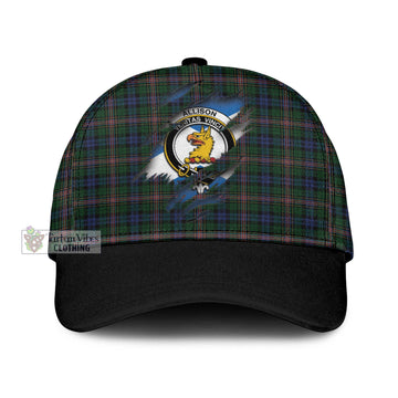 Allison Tartan Classic Cap with Family Crest In Me Style