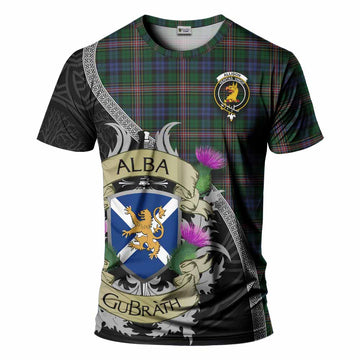 Tartan Vibes Clothing Allison Tartan Family Crest T-Shirt Lion Rampant Royal Thistle Shield Celtic Inspired