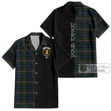 Allison Tartan Short Sleeve Button Shirt with Family Crest and Half Of Me Style Kid - Tartanvibesclothing Shop