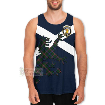Allison Tartan Lion Rampant Men's Tank Top Proudly Display Your Heritage with Alba Gu Brath and Clan Name