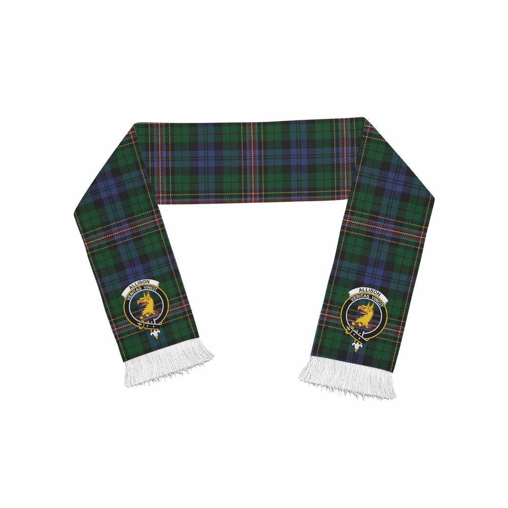 Tartan Vibes Clothing Allison Tartan Ruffneck Scarf with Family Crest