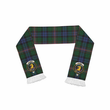 Allison Tartan Ruffneck Scarf with Family Crest