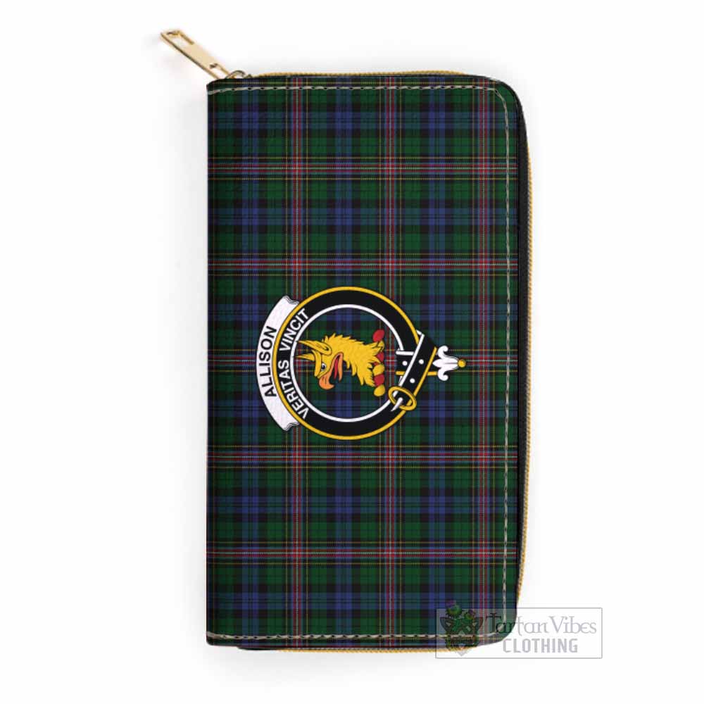Tartan Vibes Clothing Allison Tartan Women's Leather Wallet with Family Crest